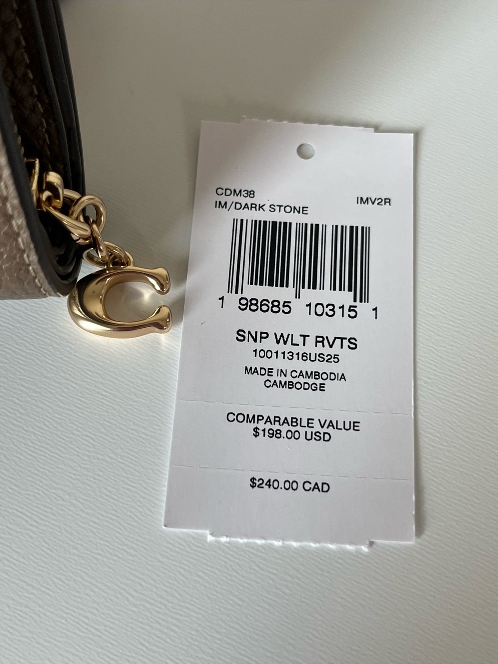 Coach Snap Wallet With Rivets🎈🎈 - Picture 4 of 9